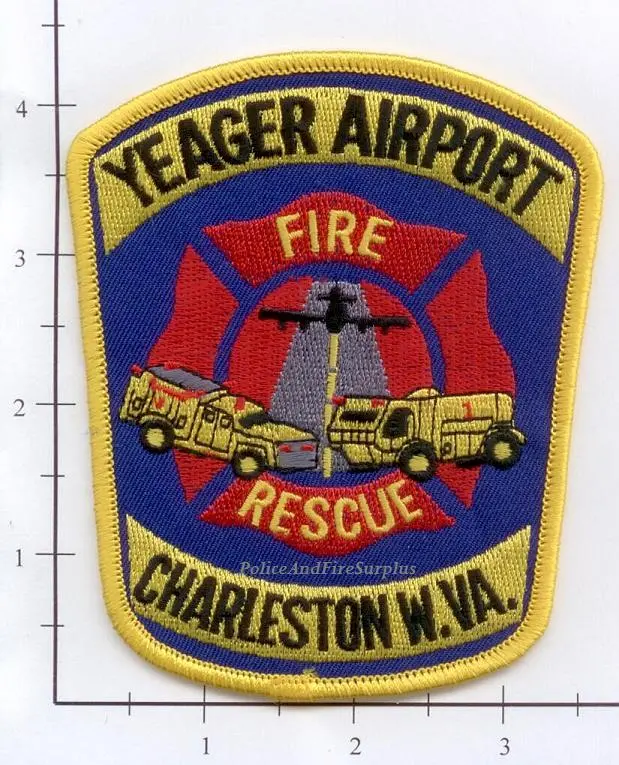 West Virginia - Charleston Yeager Airport Fire Rescue Patch 1