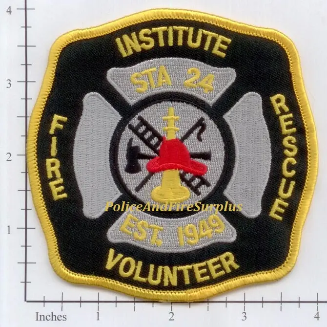 West Virginia - Institute Station 24 Volunteer Fire Rescue Patch V2 1