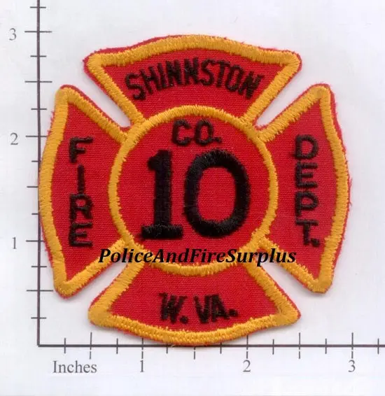 West Virginia - Shinnston Company 10 Fire Dept Patch 1