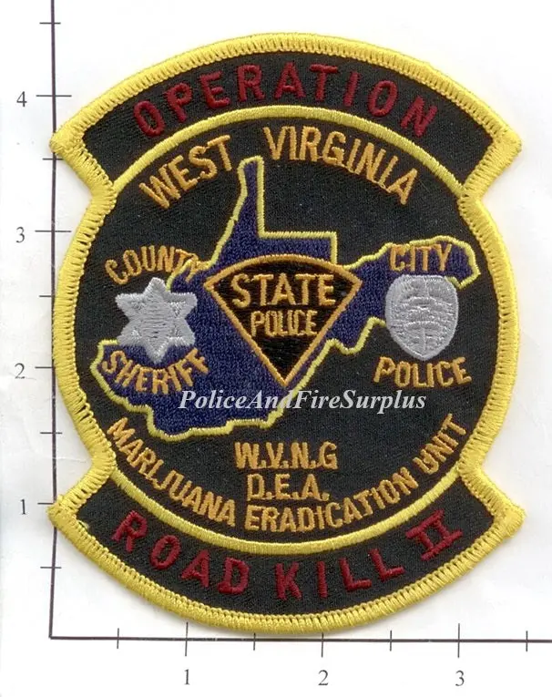 West Virginia - West Virginia State Police Marijuana Eradication Unit Patch 1