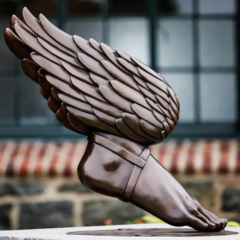 Winged Foot Golf Statue 1