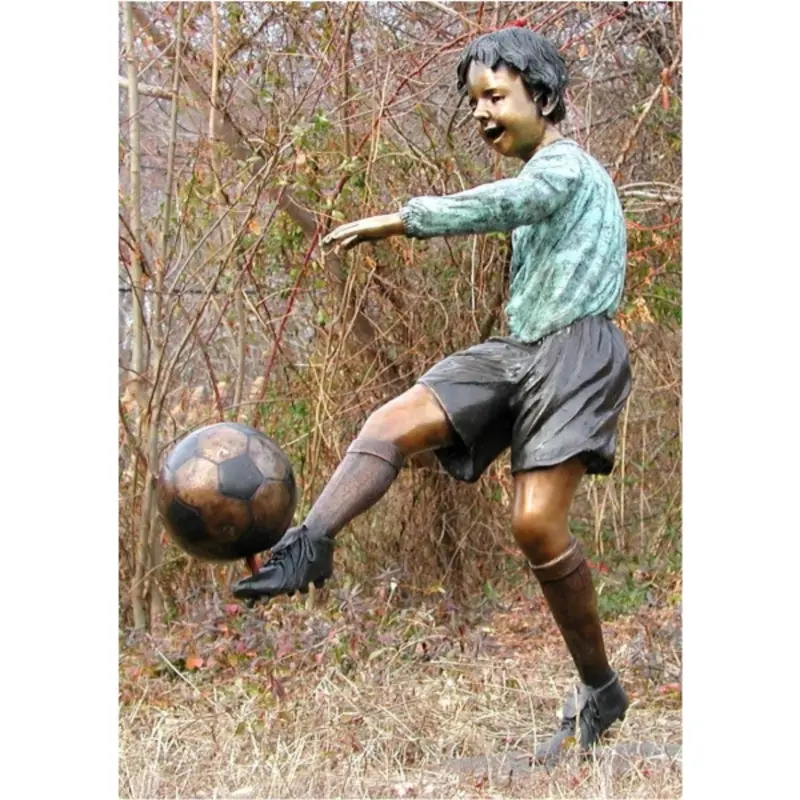 Winning Pass Soccer Statue 1