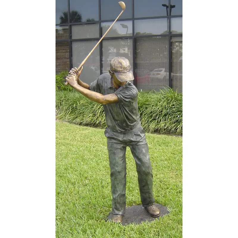 Winning Swing Golf Statue 1