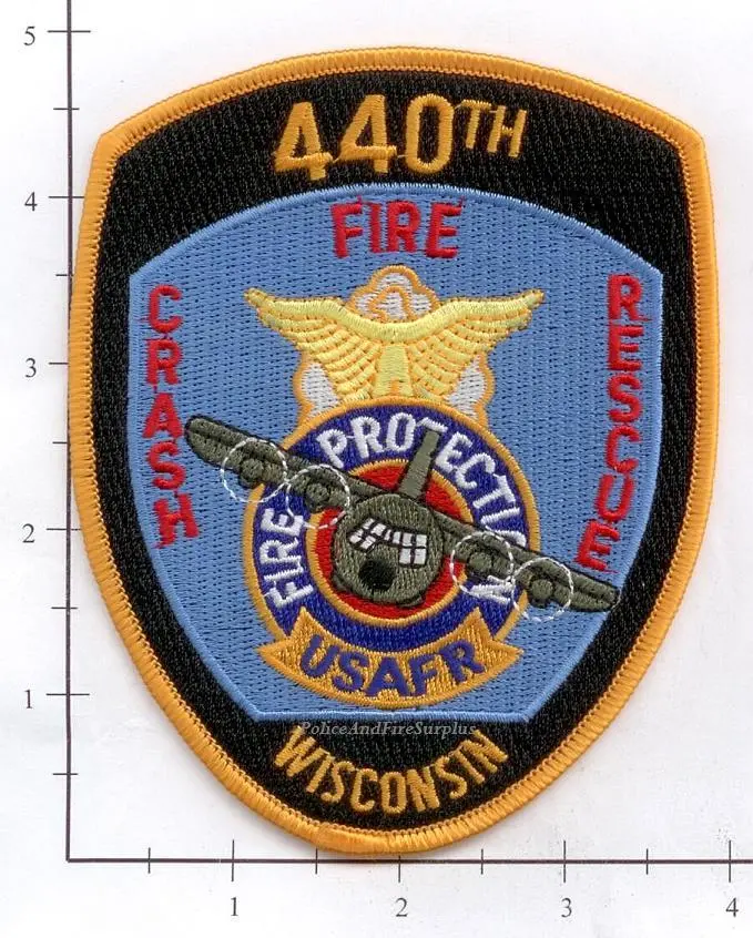 Wisconsin - 440Th Usafr Fire Protection Cfr Patch 1