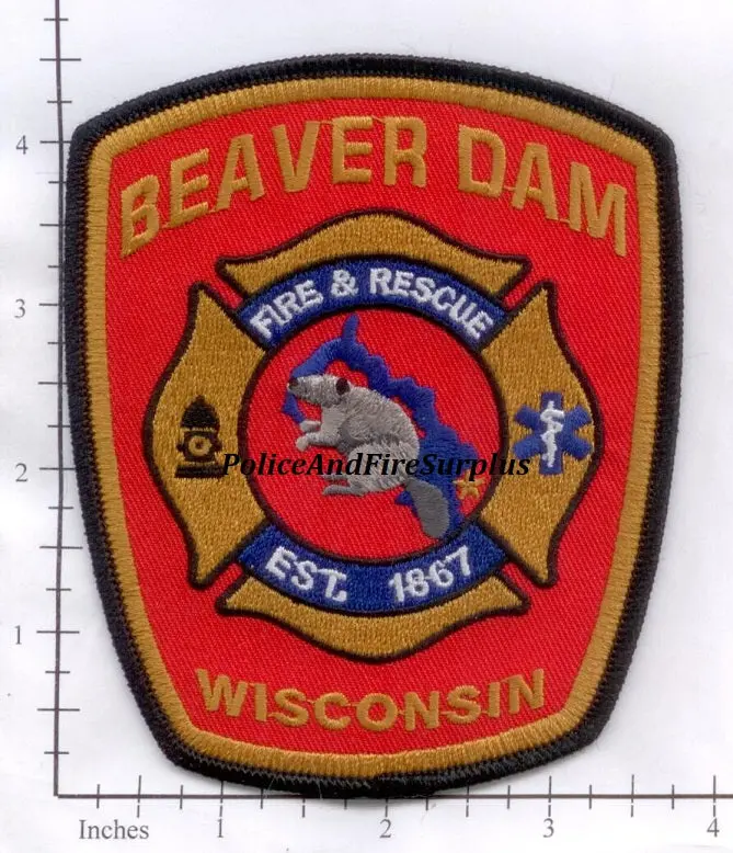 Wisconsin - Beaver Dam Fire & Rescue Patch V1 1