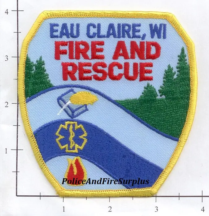 Wisconsin - Eu Claire Fire And Rescue Patch 1