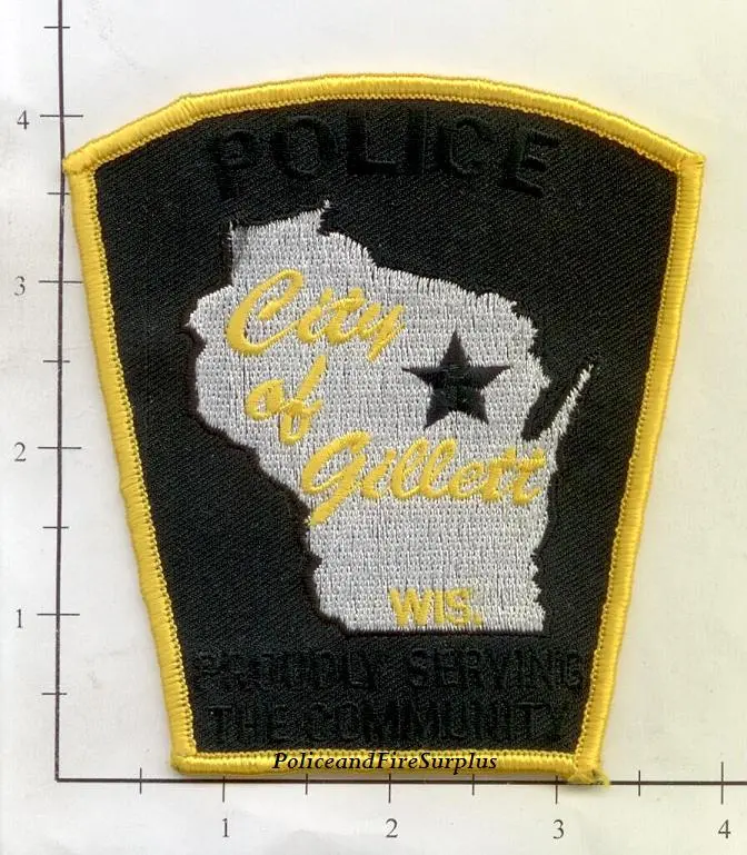 Wisconsin - Gillett Police Dept Patch 1