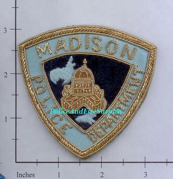 Wisconsin - Madison Police Dept Patch Bullion 1
