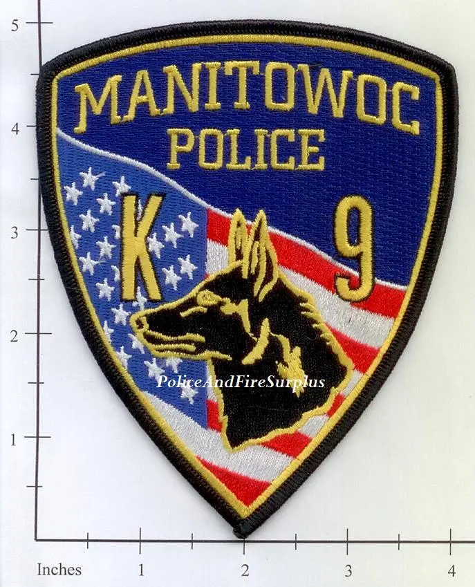 Wisconsin - Manitowoc K-9 Police Dept Patch 1