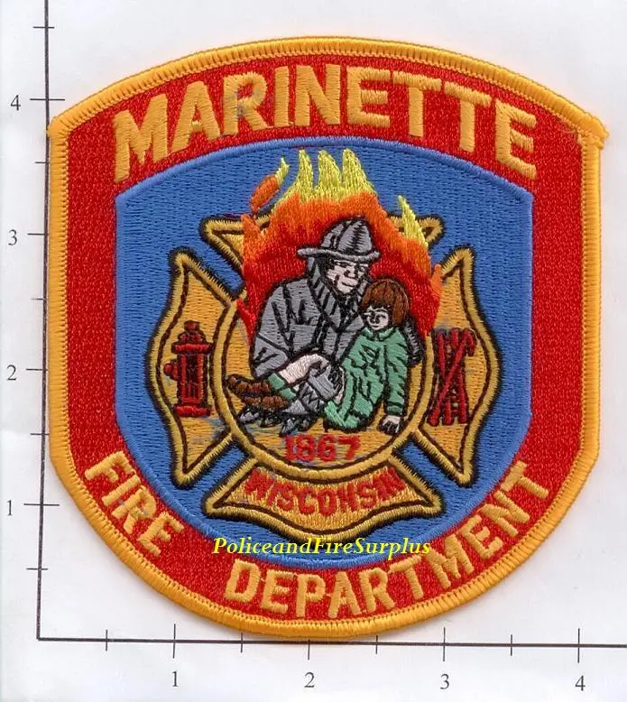 Wisconsin - Marinette Fire Dept Patch 1