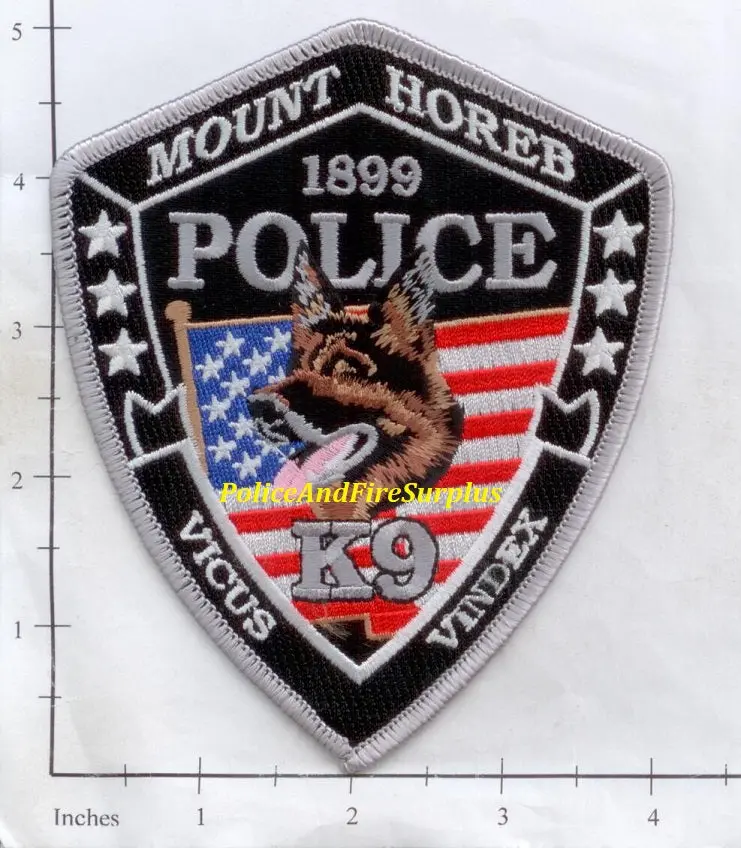 Wisconsin - Mount Horeb K-9 Police Dept Patch 1