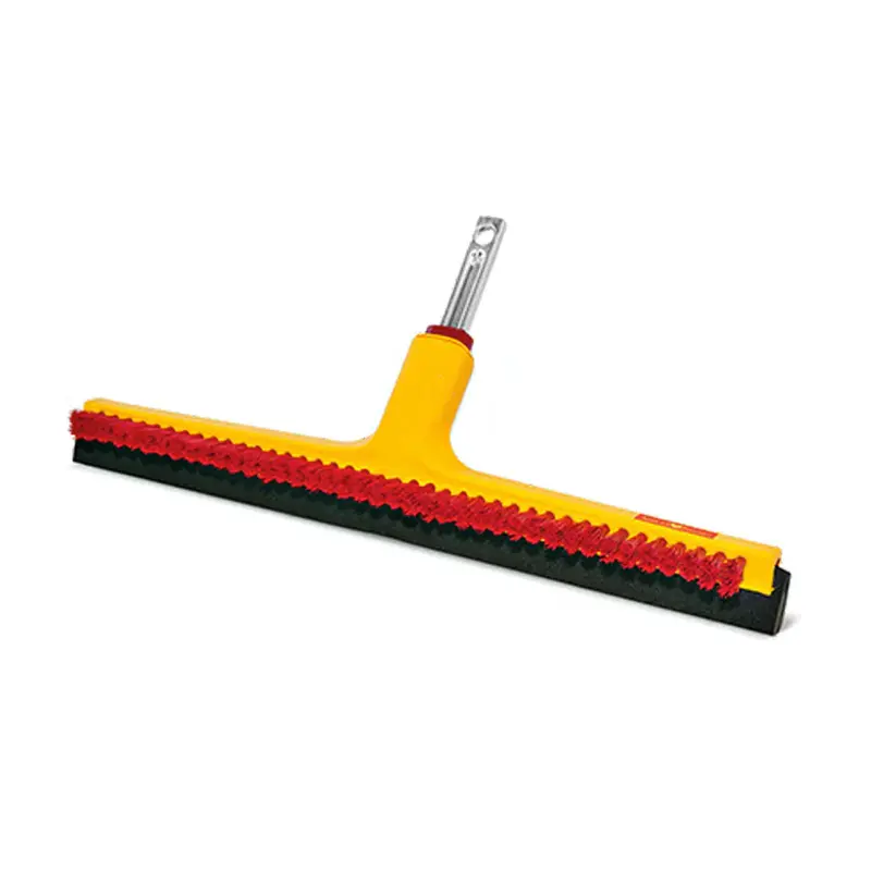 Wolf-Garten Bw-45M Floor Squeegee - 2 In 1: Short Bristles For Scrubbing And Heavy-Duty Squeegee For Liquids 1