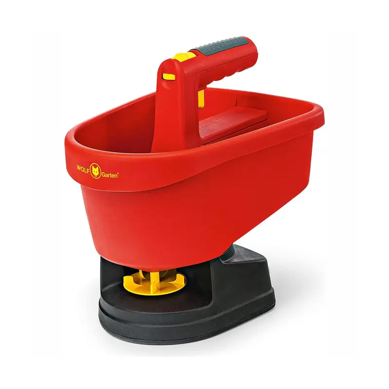 Wolf-Garten Handheld Spreader - Spread At The Touch Of A Button, 0.5M To 2.5M Adjustable Spreading Width 1