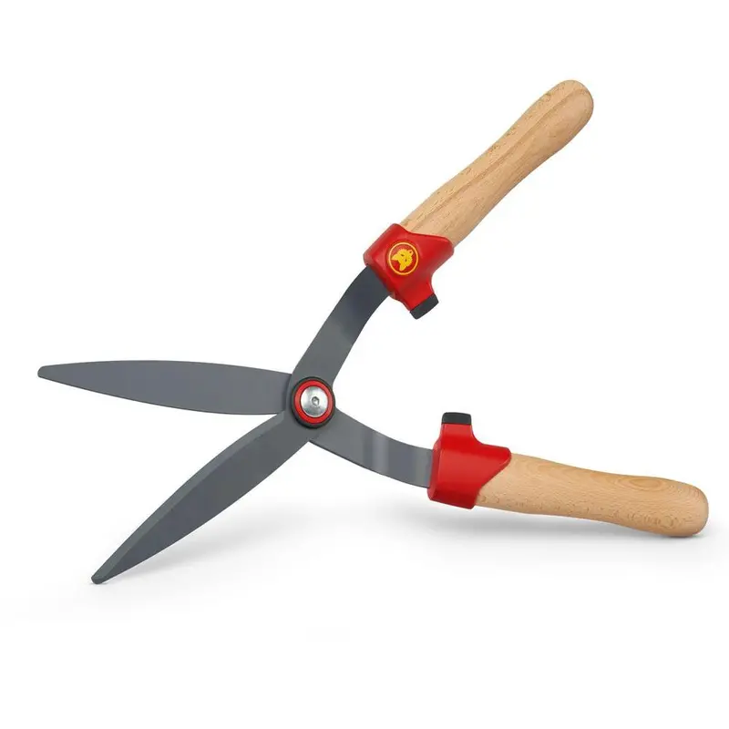 Wolf-Garten Hs-Bw Wood Handle Box Hedge Shears - Strong Wood Handles, Providing Shock Absorption 1