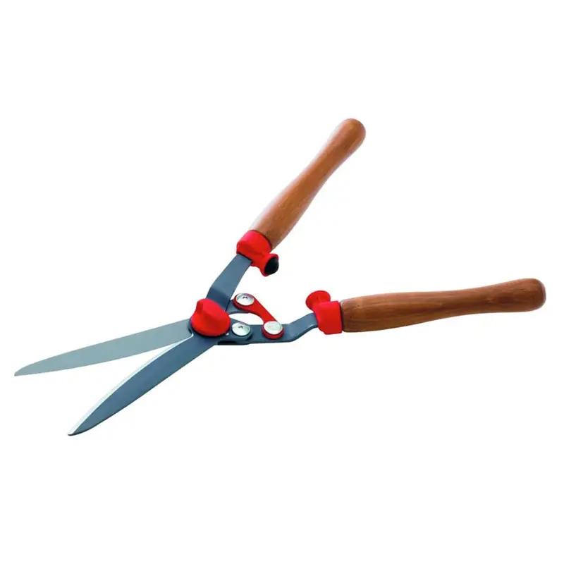 Wolf-Garten Hs-G Hedge Shears - Curved, Non-Stick Blades, Integrated Lever Makes Trimming Easy 1