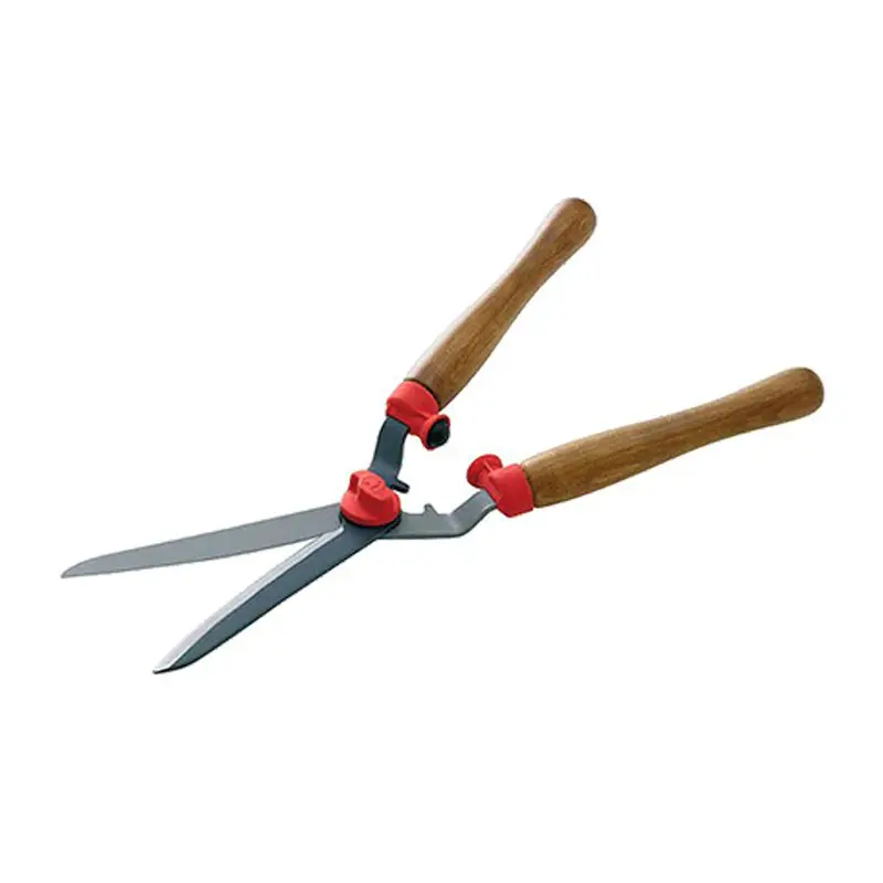 Wolf-Garten Hs-W Hedge Shears - Bright Galvanized, Double Ground Serrated Edge Blades Provide A Clean Cut 1