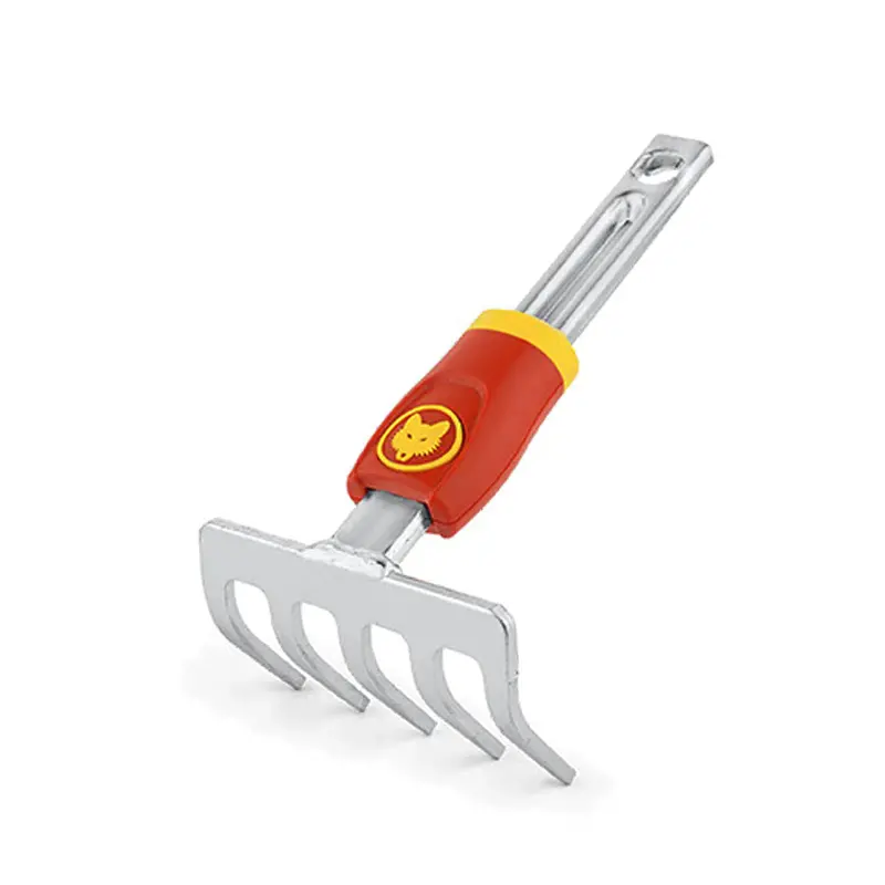 Wolf-Garten Lj-M Mini Small Rake - Easy Weeding And Aerating In Small Flowerbeds Or Narrow Spaces 1