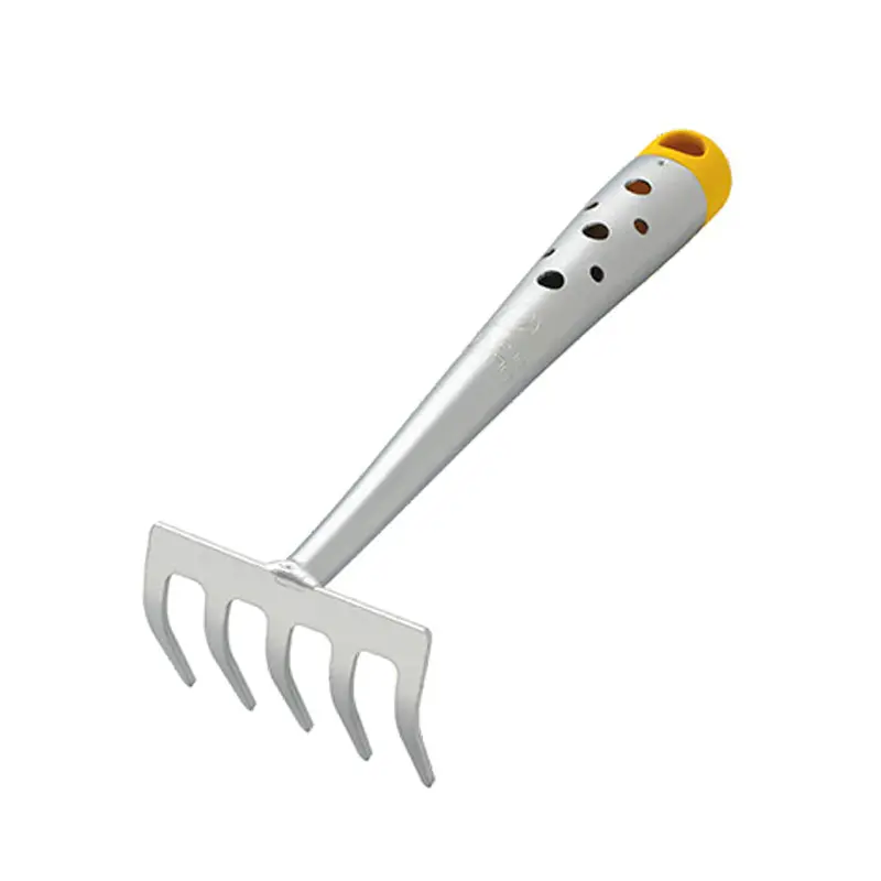 Wolf-Garten Lj-Z Small Rake - Galvanized Steel Hand Rake Breaks Up Tough Soil 1