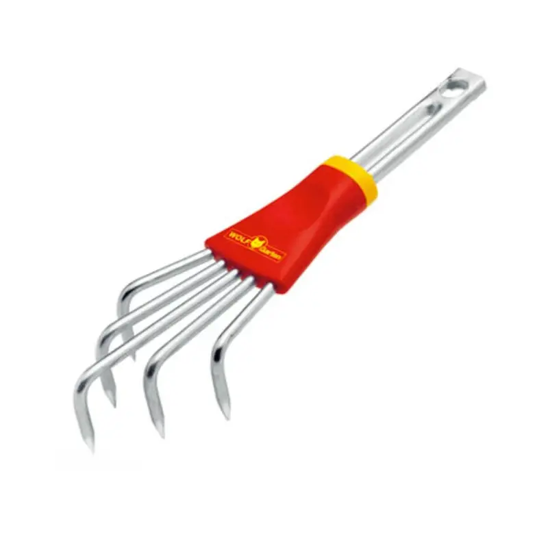 Wolf-Garten Mini Small Crumbler - Features 5 Strong Steel Prongs To Break Through Tough Soils 1