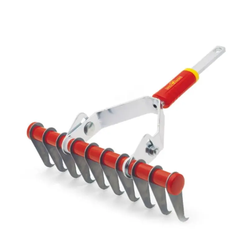 Wolf-Garten Multi: Scarifying Rake - 10 Curved Oscillating Steel Tines To Easily Clear Your Lawn 1