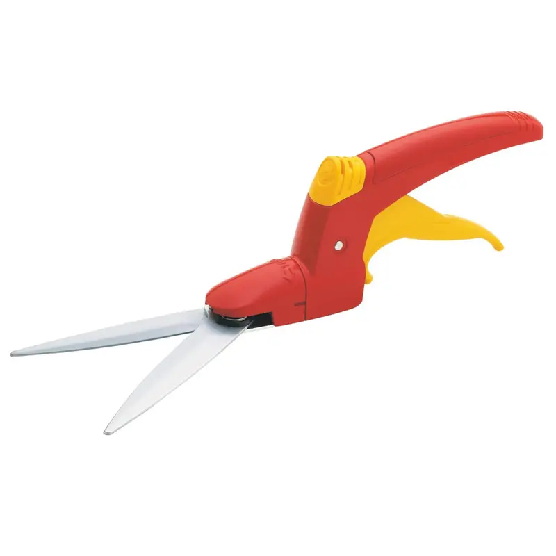 Wolf-Garten Ri-Ll Grass Shear - 180° Swivel Head, Ergonomic Softgrip. Features A Safety Lock 1