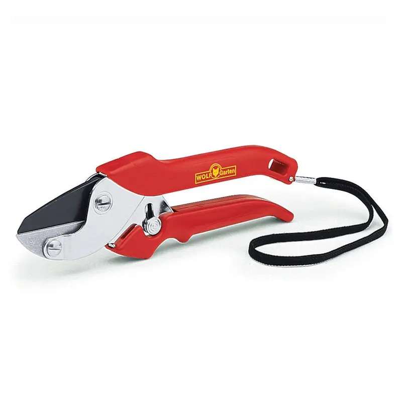 Wolf-Garten Rs 2500 Anvil Secateurs - Classic Range. Precision-Ground Blade. Hostaflon Non-Stick Coated Blades 1