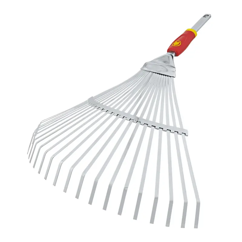 Wolf-Garten Ue-M Multi: Lawn Rake - Flexible Pressurised Steel Tines And 50Cm Working Width 1