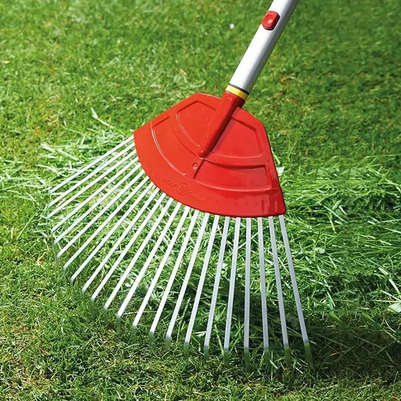 Wolf-Garten Uf-M Multi: Lawn Rake - Flexible, Hardened German Steel Tines And 50Cm Working Width 2