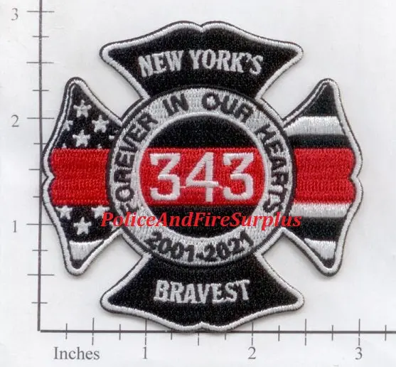 Wtc - 20Th Anniversary Fire Dept Patch V2 1