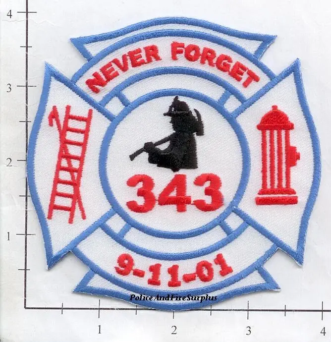 Wtc - 911 We Will Never Forget Fire Dept Patch V6 1
