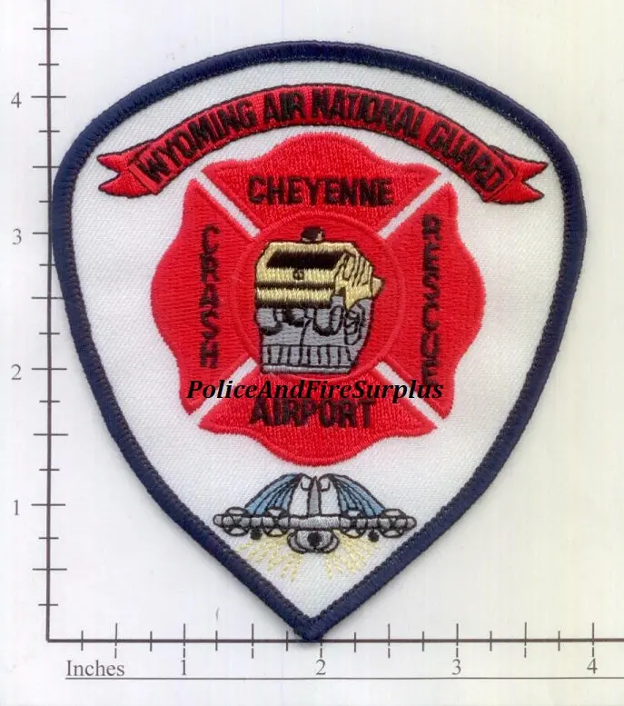 Wyoming - Cheyenne Airport Air National Guard Crash Fire Rescue Patch 1