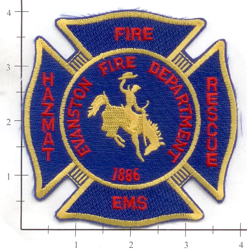 Wyoming - Evanston Fire Dept Patch V1 1