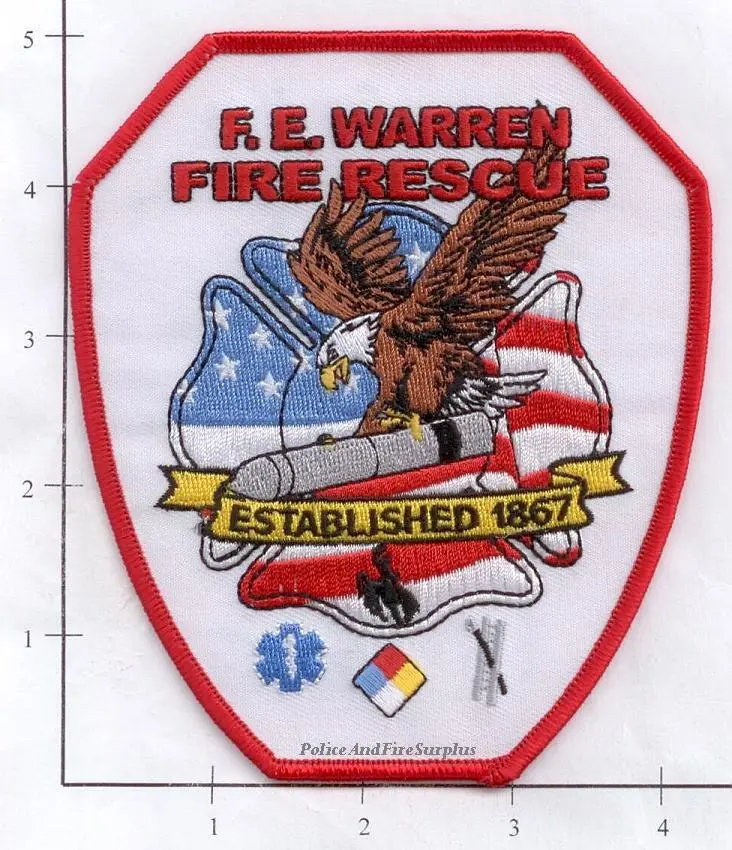 Wyoming - Fe Warren Air Force Base Fire Rescue Patch V1 1