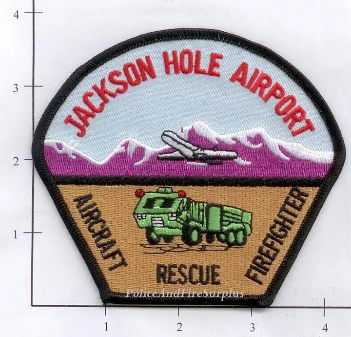 Wyoming - Jackson Hole Airport Aircraft Rescue Fire Dept Patch 1