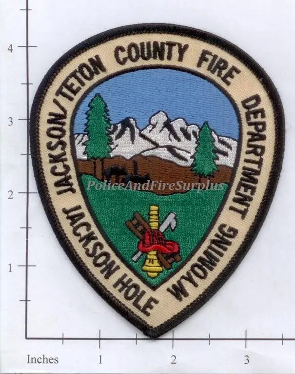 Wyoming - Jackson Hole / Teton County Fire Dept Patch 1