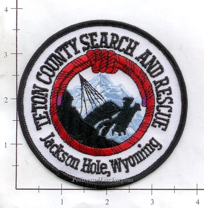 Wyoming - Teton County Search And Rescue Dept Patch 1