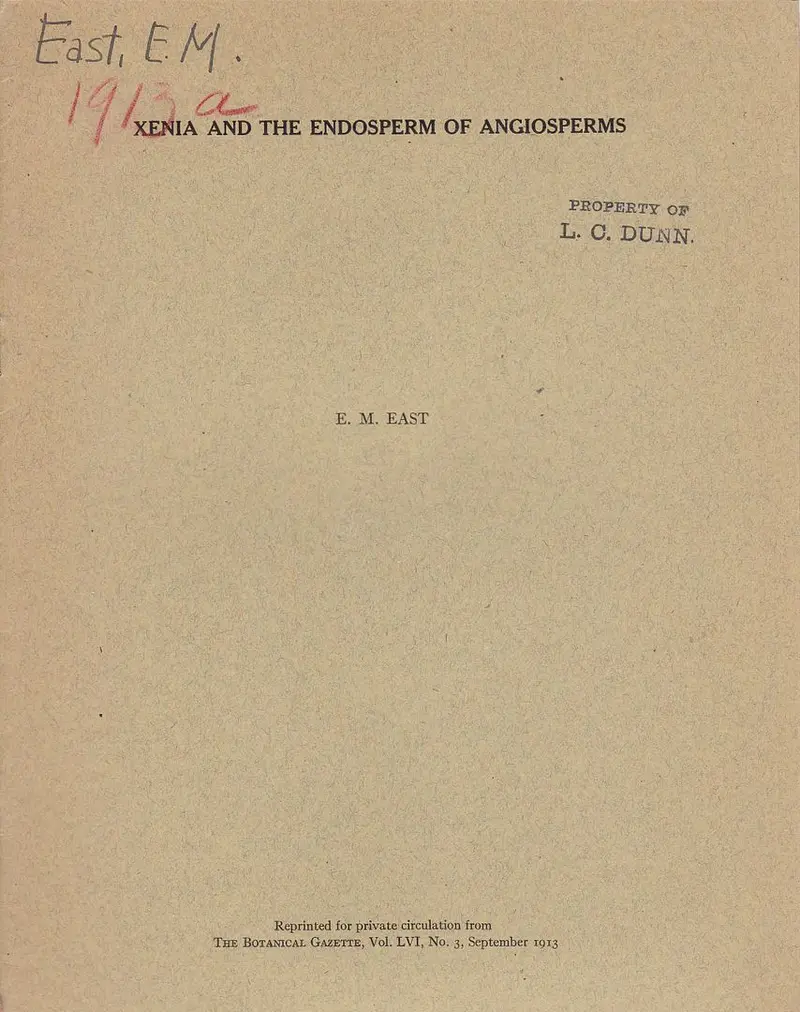 Xenia And The Endosperm Of Angiosperms 1