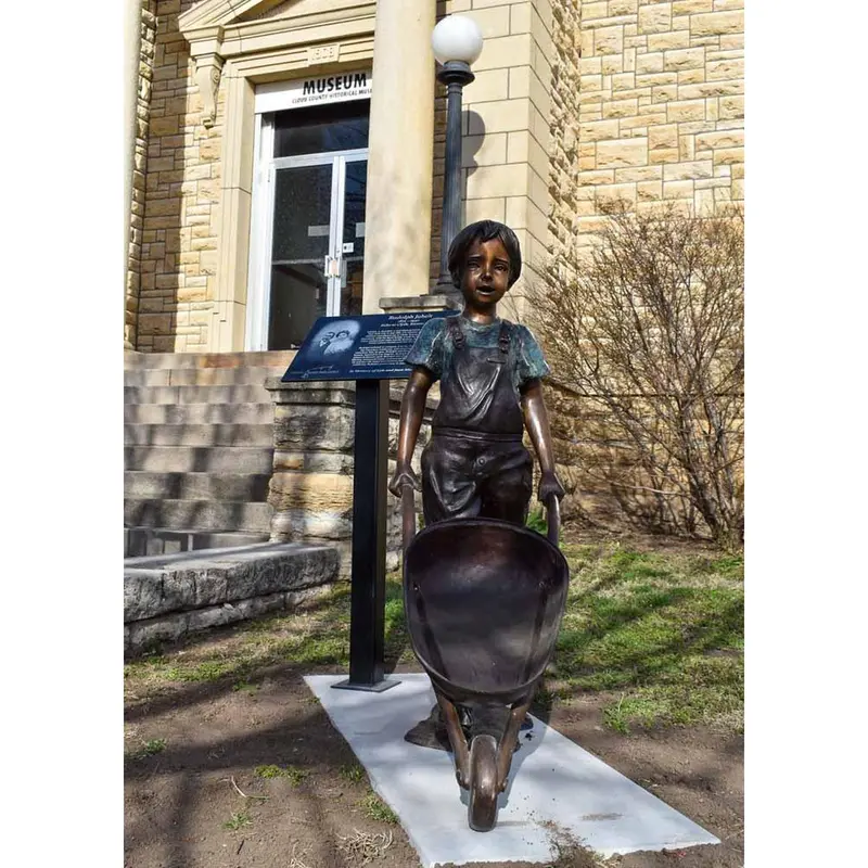 Young Garden Helper Statue 1