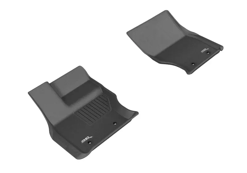 3D Maxpider Kagu-Style Floor Mats For 2013–2020 Land Rover Range Rover & Range Rover Sport – First Row, Black 1