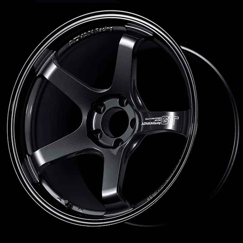 Advan Gt Beyond 19X11.0 +35 5-112 Racing Titanium Black Wheel 1