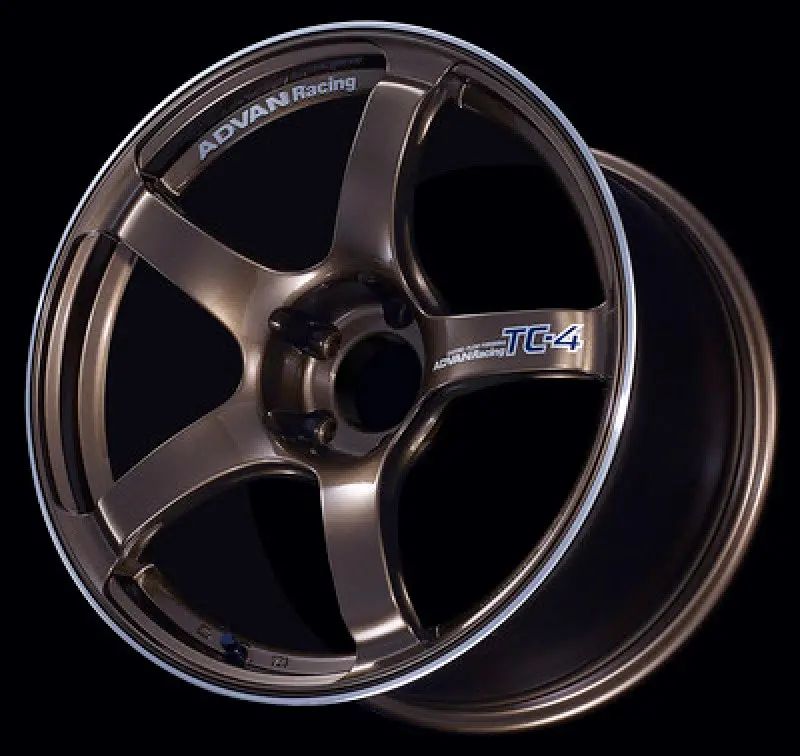 Advan Tc4 17X8.0 +45 5-114.3 Umber Bronze Metallic & Ring Wheel 1