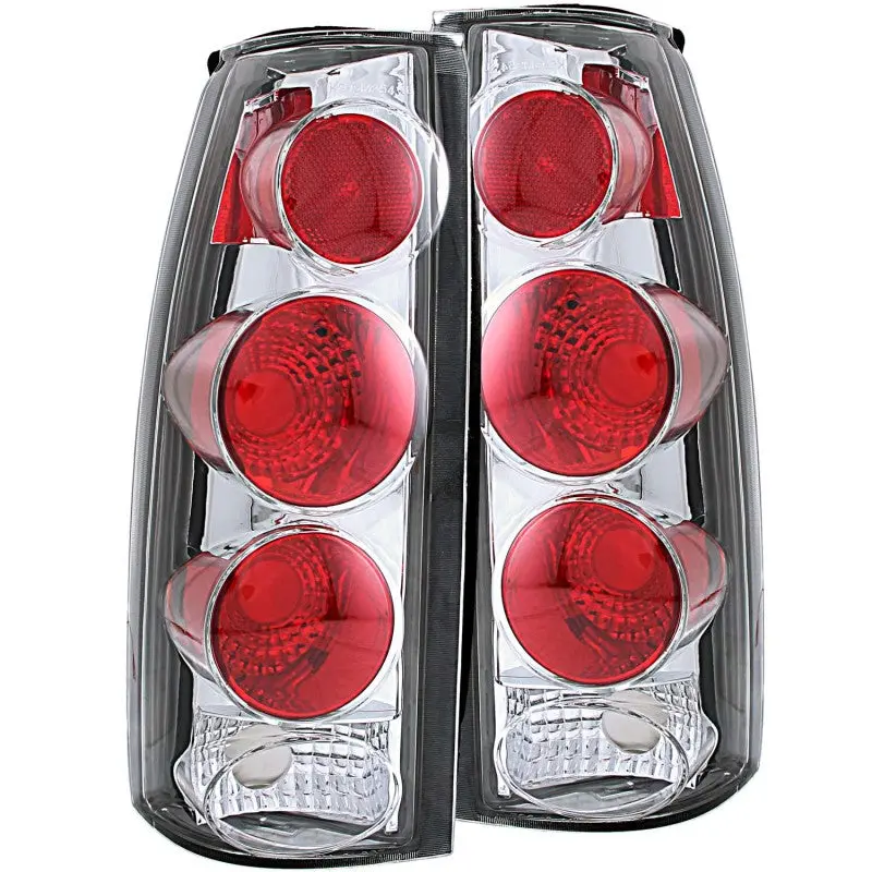Anzo Chrome 3D-Style Led Taillights For 1999–2000 Cadillac Escalade 1