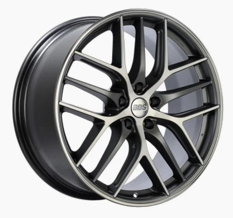 Bbs Cc-R 19X8 5X108 Et45 Satin Graphite Diamond Cut Polished Rim Protector Wheel -70Mm Pfs Required 1