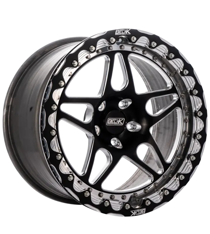 Belak Series 3 Single Beadlock Wheel – 20X10, 5X127 Bolt Pattern, 6-Inch Backspace, High-Pad Design 1