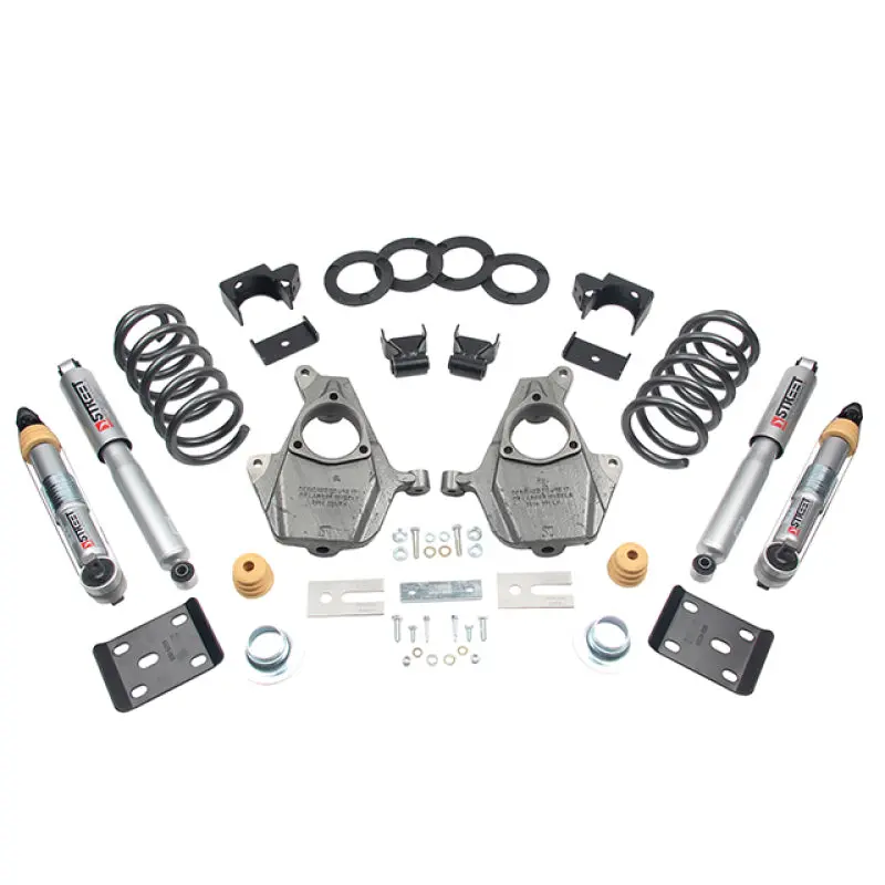 Belltech Lowering Kit For 2016–2017 Chevy Silverado (2Wd) – 3” Front / 4” Rear Drop 1