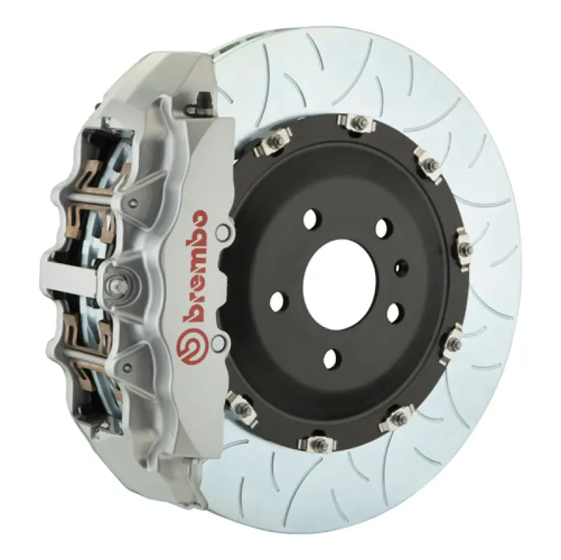 Brembo 12-14 Cls350 Front Gt Bbk 6 Piston Cast 380X34 2Pc Rotor Slotted Type-3-Silver 1