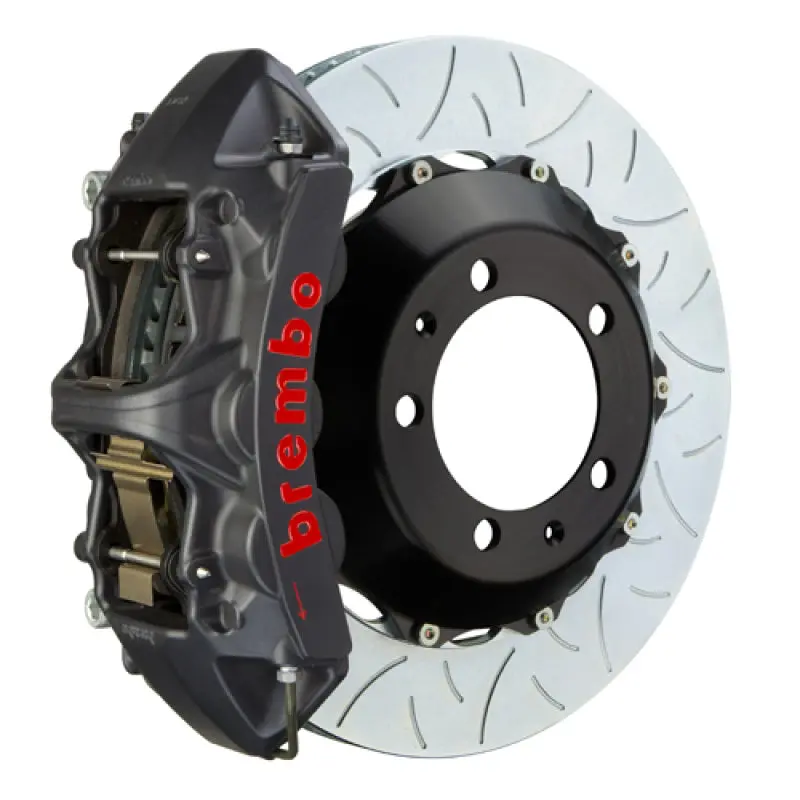 Brembo Gt Series Front Brake Kit For 2007–2008 Infiniti G35/G35S Sedan – 6-Piston Calipers, 380X32Mm Two-Piece Slotted Rotors 1