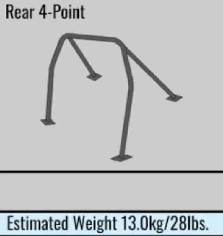 Cusco 4-Point Roll Cage For Nissan 180Sx – Safety21 Certified, Street/Track Use (No Cancel Option) 1