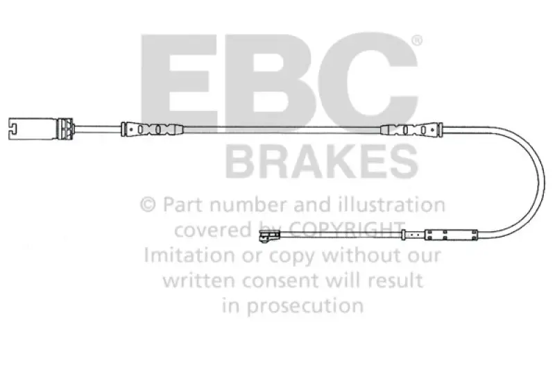 Ebc 2010-2013 Bmw 128 3.0L Front Wear Leads 1