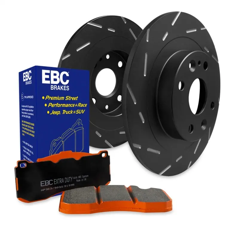 Ebc S15 Orangestuff Brake Pads With Usr Drilled & Slotted Rotors 1